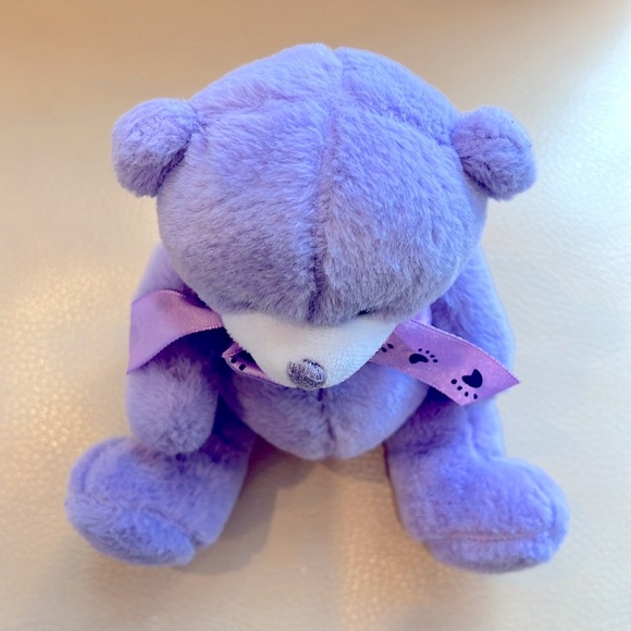 New✨Purple Plush Teddy Bear 6” - Picture 5 of 6